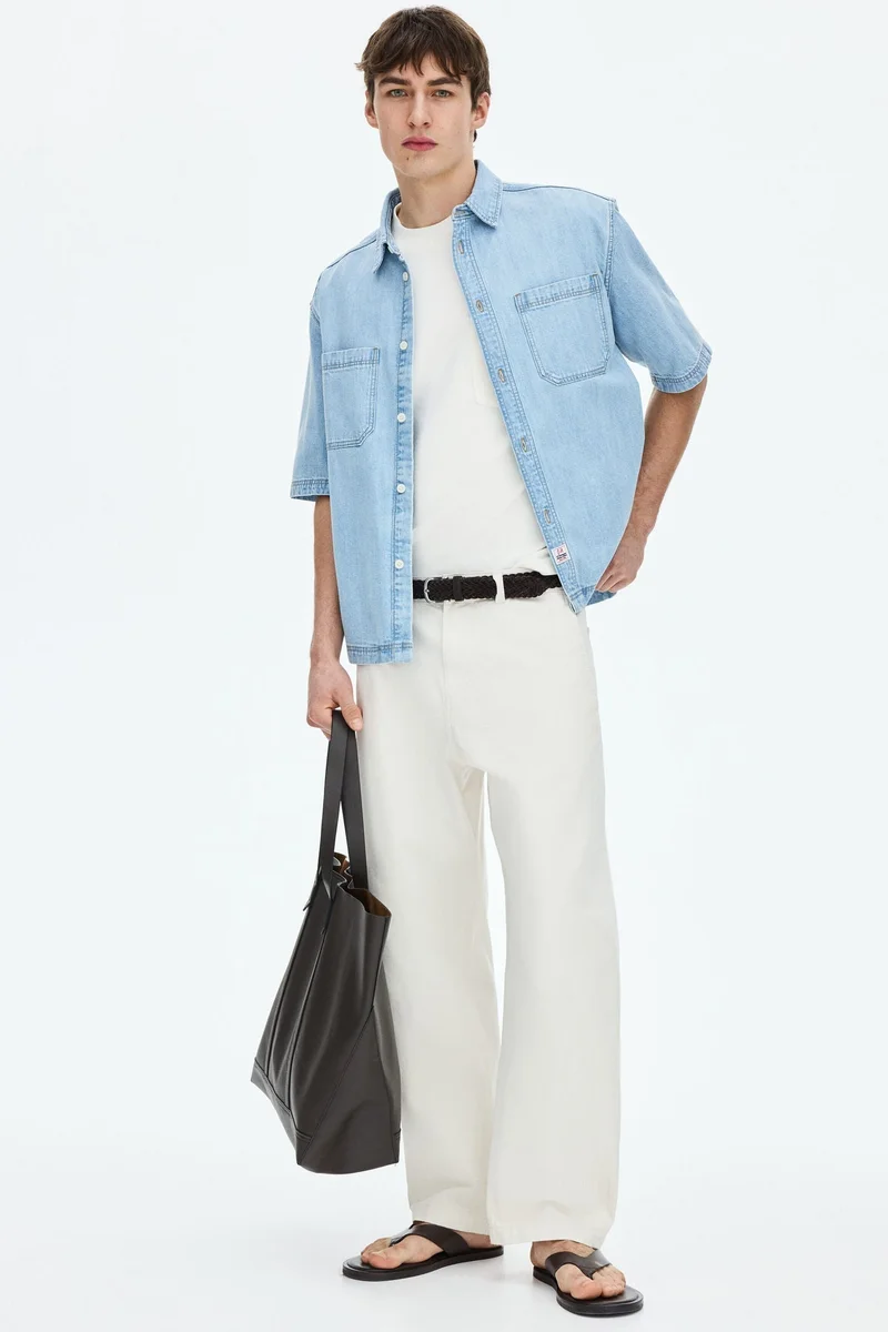 H&M Relaxed Fit Denim shirt