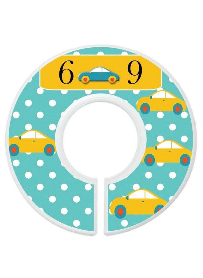 Mumsy Goose - Baby Boy Clothes Dividers Nursery Closet Dividers Cars And Trucks - Image 1