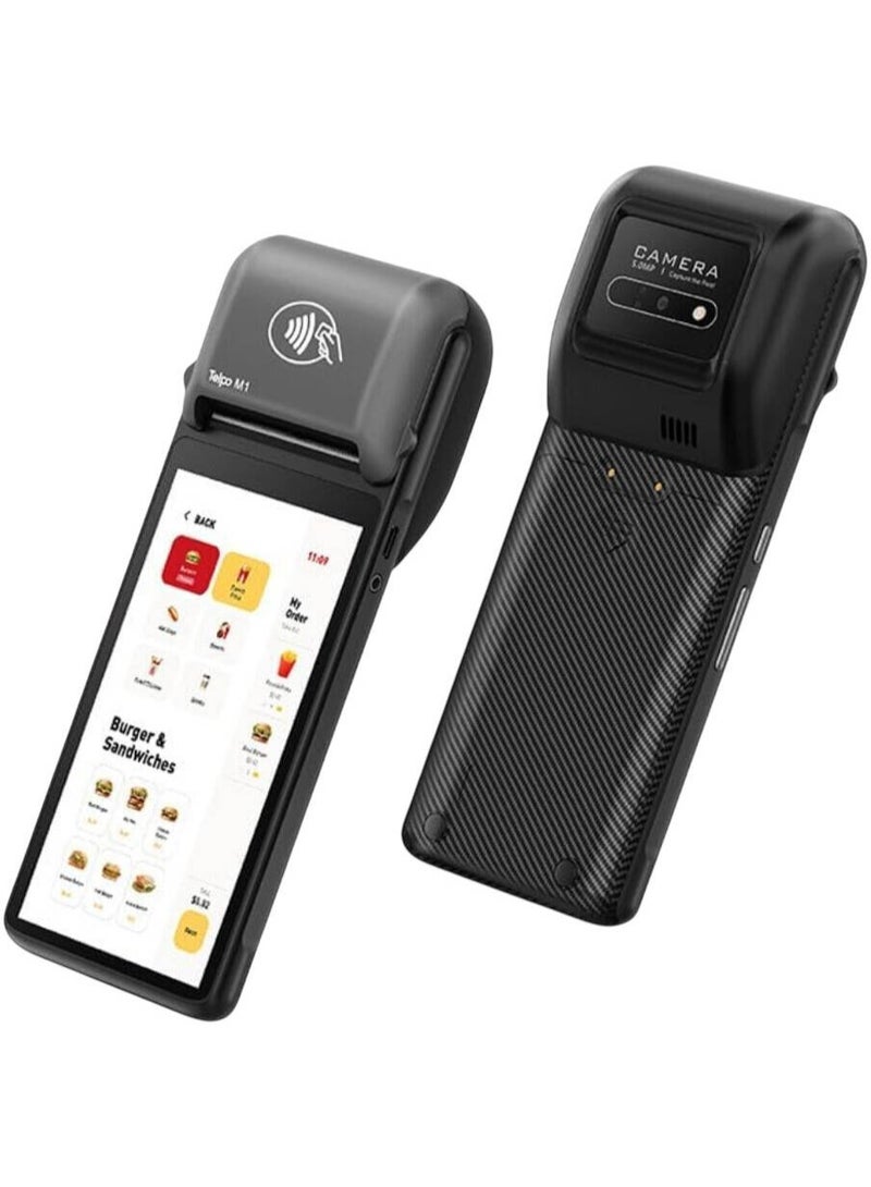 Telpo M1 Android Mobile POS Terminal, 6 Inch Display, 3GB Ram 32GB Rom, Quad Core 2.0GHz, 80mm/s Thermal Printer, 4G Wi Fi Bluetooth, 3500mAh Removable Battery - Image 4