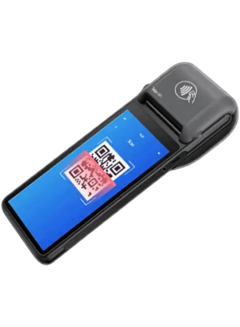 Telpo M1 Android Mobile POS Terminal, 6 Inch Display, 3GB Ram 32GB Rom, Quad Core 2.0GHz, 80mm/s Thermal Printer, 4G Wi Fi Bluetooth, 3500mAh Removable Battery - Image 3