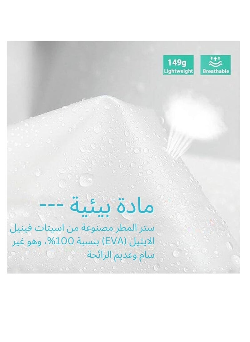 Jeebel - Transparent raincoat with waterproof hood, comfortable and high quality design - Image 1