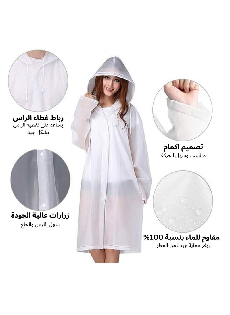 Jeebel - Transparent raincoat with waterproof hood, comfortable and high quality design - Image 1