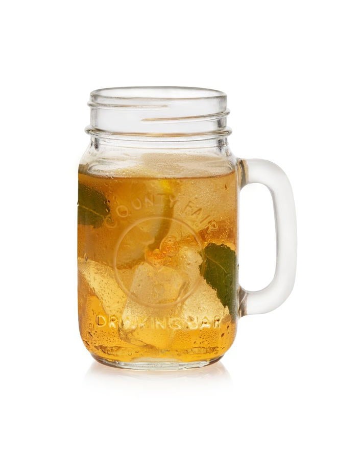 LIBBEY County Fair Glass Drinking Jars, Set of 12 - Image 1