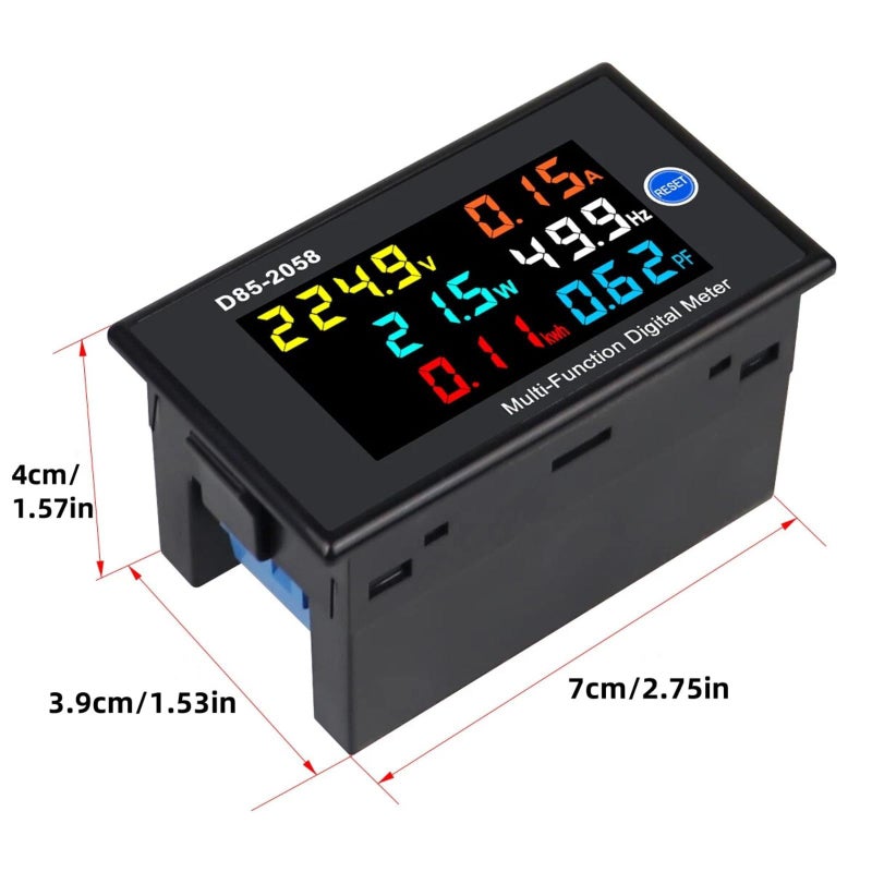 AC DC Current Voltage Meter 40 300V 0 100A Ammeter Voltmeter Multimeter Tester - Image 4