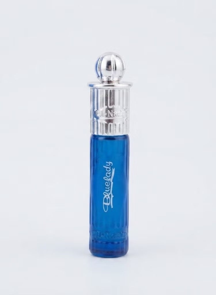 Al Nuaim Al-Nuaim Blue Lady Attar Roll On Perfume Oil 6ml | Alcohol Free Concentrated Ittar for Women | Long Lasting Premium Arabic Floral Fragrance | Pocket Size Roll-On Attar - Image 2