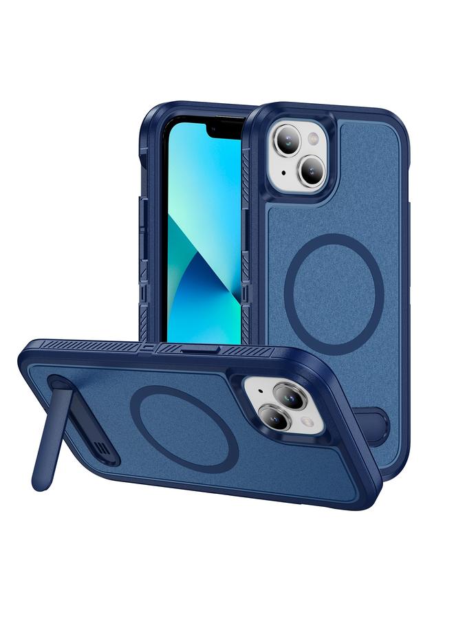 Zaboon Case For iPhone 13 Guard MagSafe Holder Matte PC Hybrid TPU Phone Case - Image 1