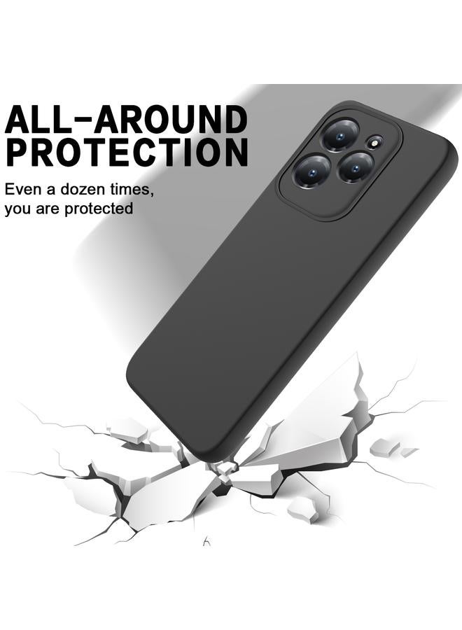 جرين تايجر جراب لهاتف Infinix Hot 40 / Hot 40 Pro بلون سادة من السيليكون السائل المقاوم للسقوط مع تغطية كاملة - Image 3