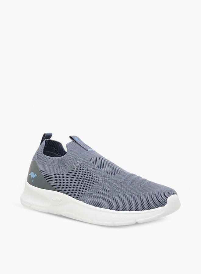 kangaROOS Women's Textured Slip-On Sports Shoes with Pull Tab - Image 2