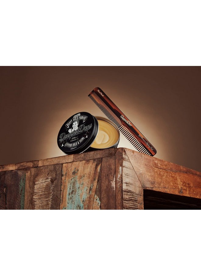 Dapper Dan Handmade Hair Styling Comb Hand Polished For A Smooth Glide Through Hair Gentle Nonscratch Treatment Of The Hair And Scalp 170Mm X 30Mm  - Image 2