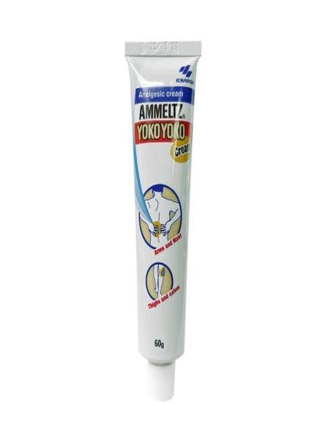 VIRAVIN HOUSEWARE AMMELTZ YOKO YOKO Analgesic Cream, Medical Grade Pain Relief, Non-Greasy Formula, Anti-inflammatory, 60g Tube, White Liquid Gel - Image 2