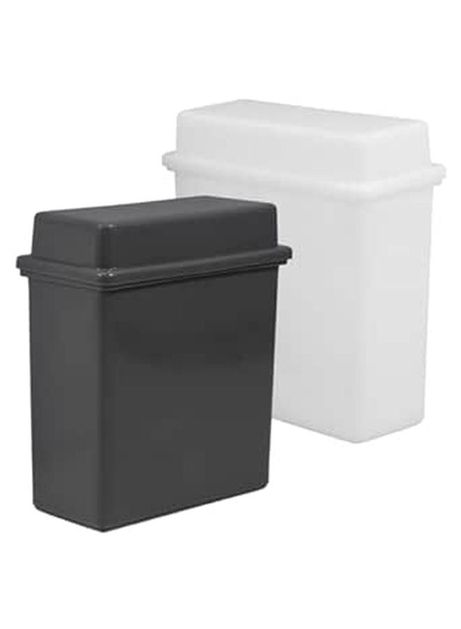 Polypropylene Microscope Slides Staining Rack Jar Set With Sample Repair Box Gray White - Image 1