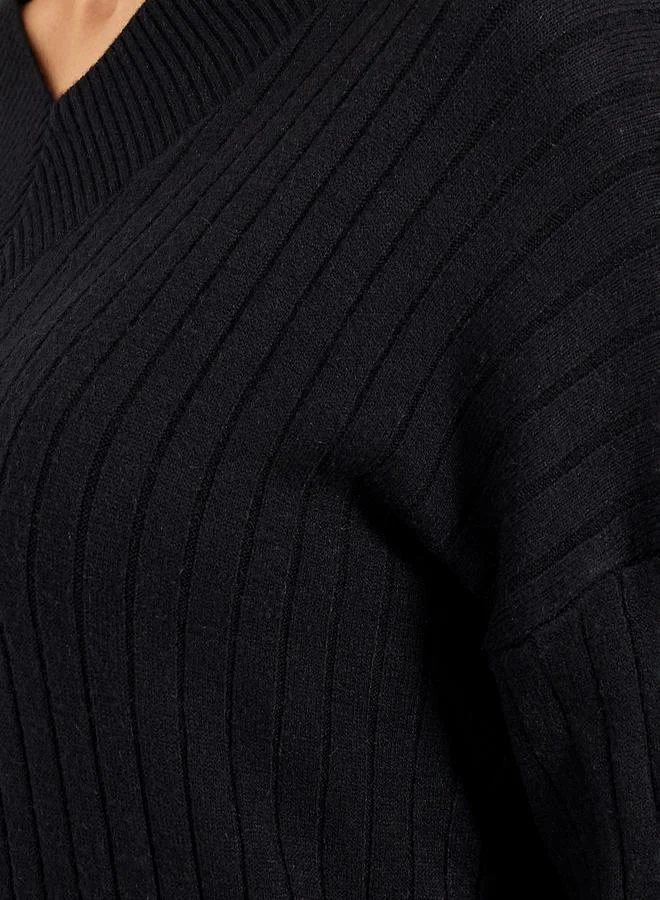 Styli Ribbed Knit Dress