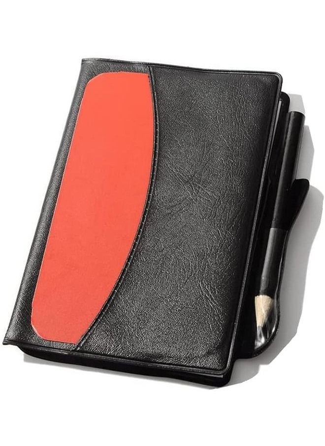 ULHYC Two Sets Of Red And Yellow Cards Metal Referee Whistles leather Case And Pen Football Referee Equipment Game Recording Equipment  - Image 3