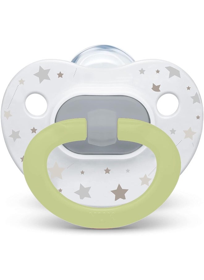 NUK NUK Orthodontic Pacifiers, 0-6 Months, Timeless Collection, 5 Pack  - Image 4