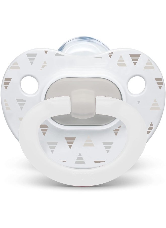 NUK NUK Orthodontic Pacifiers, 0-6 Months, Timeless Collection, 5 Pack  - Image 5