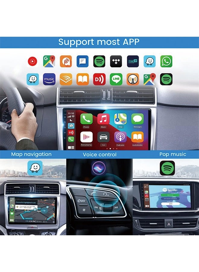 Carlinkit - CarlinKit Wireless CarPlay Car Adapter for Android Car Radio,Wireless Android Auto & Apple CarPlay 2 in 1 Dongle-Low Power Consumption,Support Plug & Play,Screen Mirroring,OTA Update,Google Maps etc - Image 1