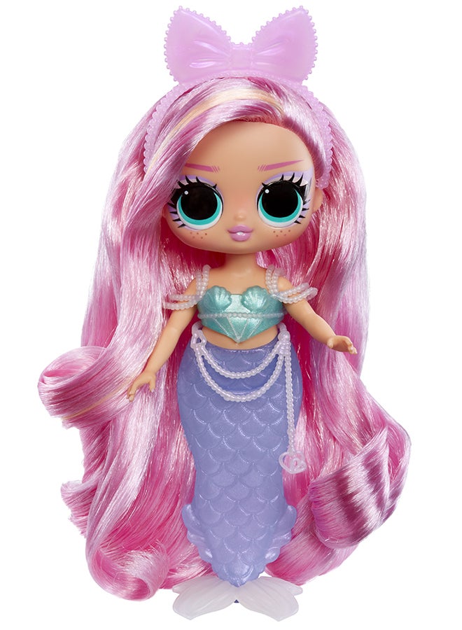 L.O.L. SURPRISE! Tweens Mermaid Doll Lola Waves with Color Change Tail & Fin, Pearl Belt, Headband, Stylish Accessories, Movable Doll Waist, Pose & Play Bath Time Mermaid Collectible Toy  - Image 2