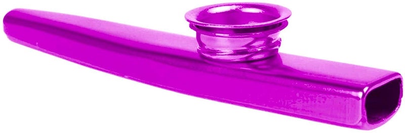 Justec - Aluminum Alloy 5 Membrane Flute Diaphragm Mouth Kazoos (Purple) - Image 1