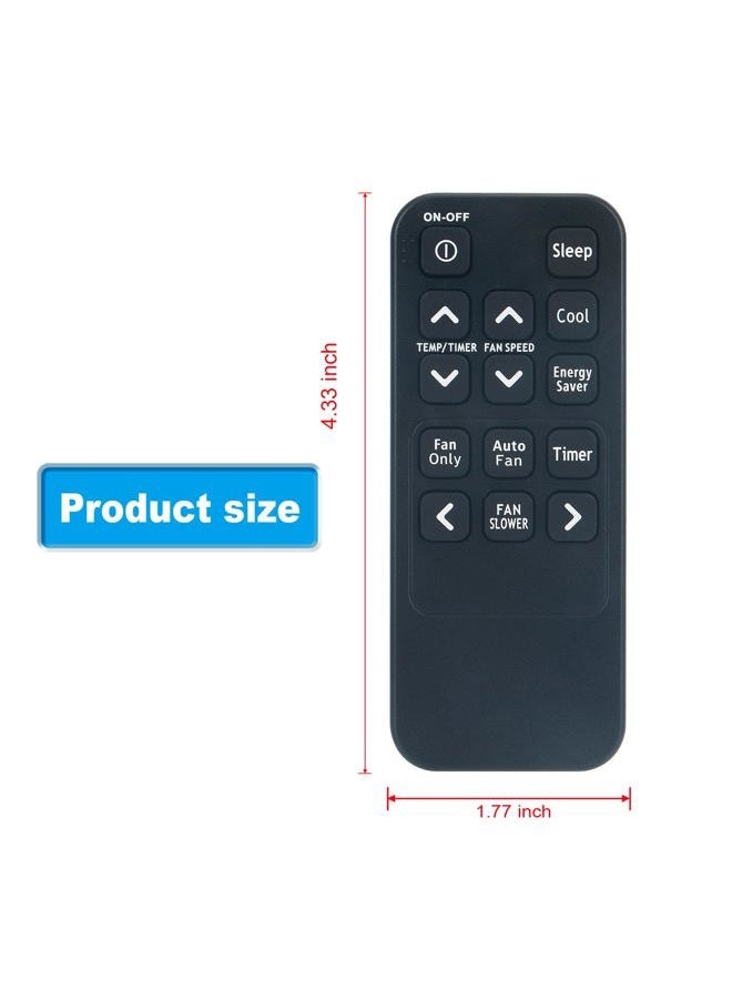 AULCMEET KEN001 Replace AC Remote Controller Compatible with Kenmore/Frigidaire Window Air Condtioner 5304495111 5304476181 253.70051 253.70151 253.70121 253.79081 253.70101 - Image 3