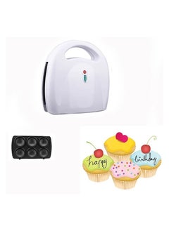 DSP DSP 4 in 1 Pastry Maker 750W KC1131 Four removable plates: waffle, nuts, donuts, shells Phenolic outer shell Stainless steel plate Power switch indicator Overheat protection Aluminum plate with non-stick coating With safety lock  - Image 4