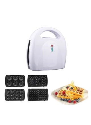 DSP 4 in 1 Pastry Maker 750W KC1131 Four removable plates: waffle, nuts, donuts, shells Phenolic outer shell Stainless steel plate Power switch indicator Overheat protection Aluminum plate with non-stick coating With safety lock - pzsku/Z1BCDD44DBECD94C24530Z/45/_/1732954038/9bfc747d-0804-4fb5-a45c-790dc9c271ee