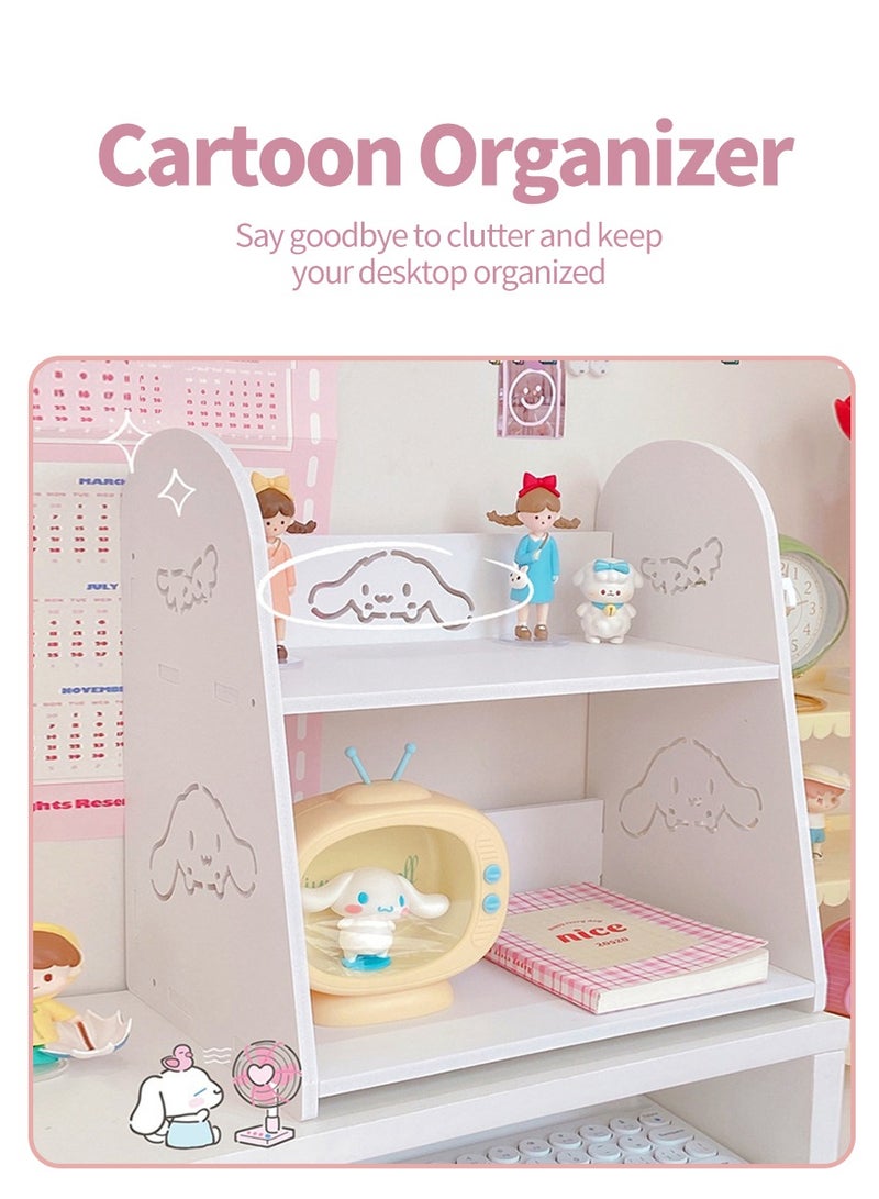 BEIRUI رف سطح المكتب منظم مستحضرات التجميل رف تخزين الحمام منظم الحمام منظم طاولة الزينة - Image 3