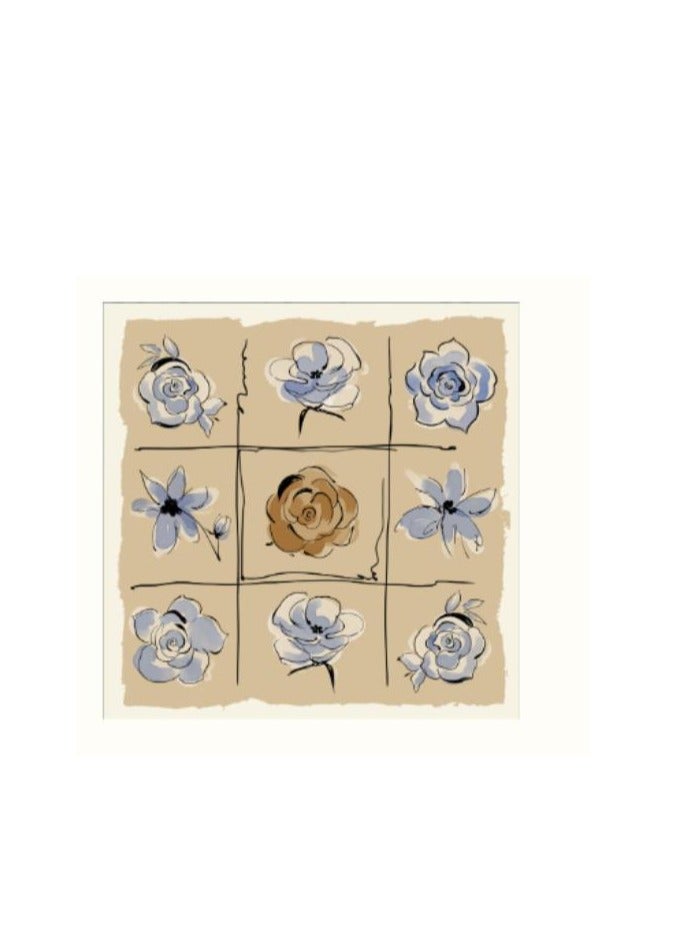 New Chinese Style Mulberry Silk Rose Printed Scarf  - Image 2