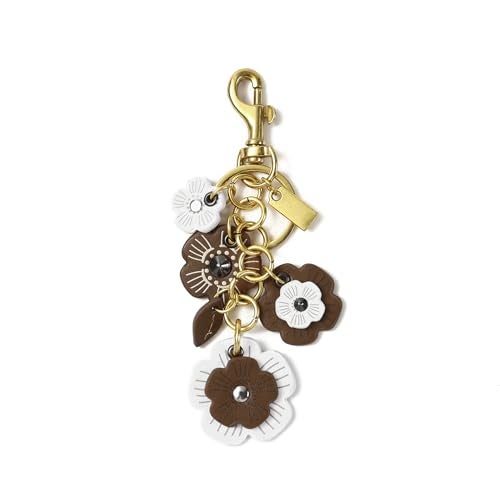 SALTY Pansy Flora Bag Charm | Key Ring for Handbags | Keyrings & Keychains | Travel Accessories | Ideal for Gifting | Gift for Diwali, Christmas, Marriage, Birthday - Image 1