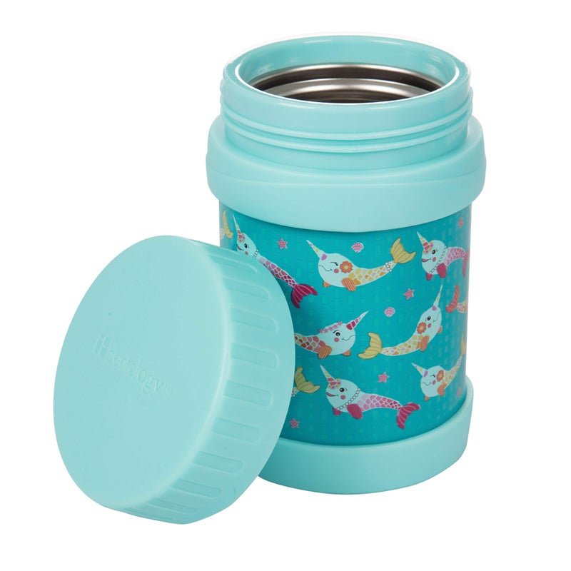 Bentology Stainless Steel Insulated Lunch 13 oz Jar for Kids -Large Leak-Proof Storage Container for Hot & Cold Food  Soups  Liquids - BPA Free - Fits Most Lunch Boxes and Bags - Narwhal - Image 2