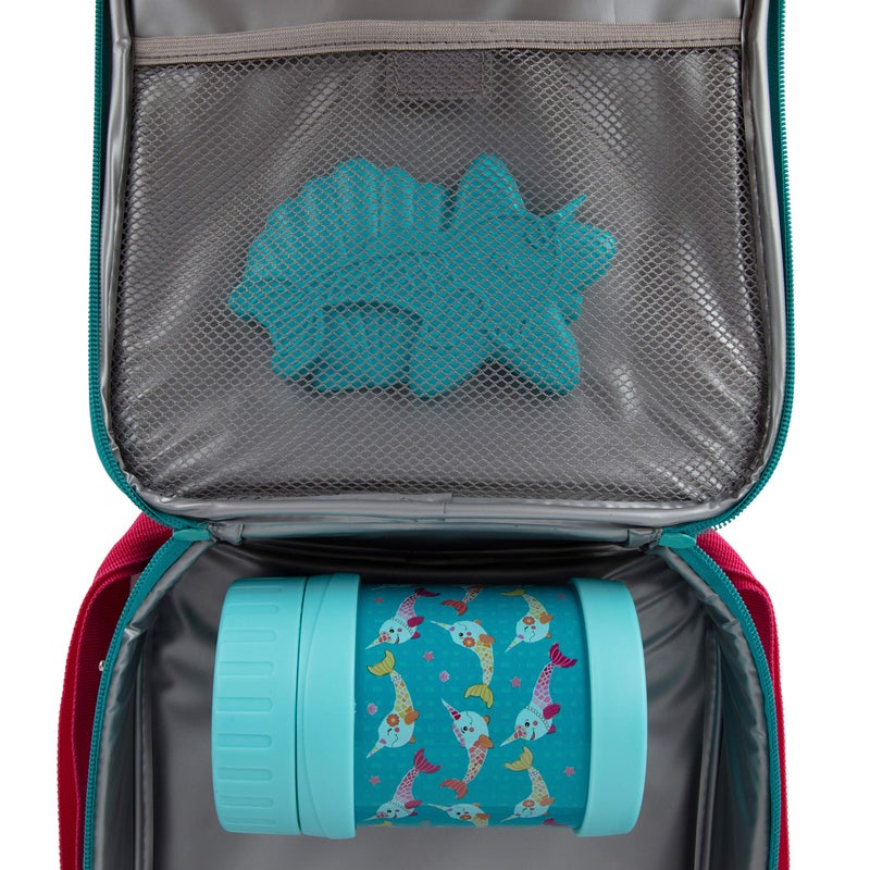 Bentology Stainless Steel Insulated Lunch 13 oz Jar for Kids -Large Leak-Proof Storage Container for Hot & Cold Food  Soups  Liquids - BPA Free - Fits Most Lunch Boxes and Bags - Narwhal - Image 4