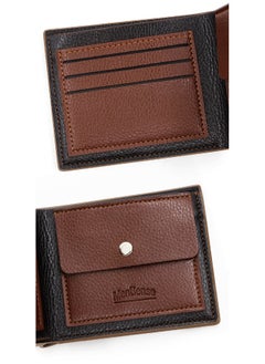 MenBense Men's Short Wallet Simple Frosted Pu Men's Large Capacity Multi-card Coin Bag Men's Money Clip  - Image 3