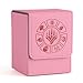 Arkeiliy Card Deck Box 110 Storage MTG Deck Box with 50 Pcs Card Sleeve Collectible Trading Card Cases for Magic Commander and More Pink - Image 3