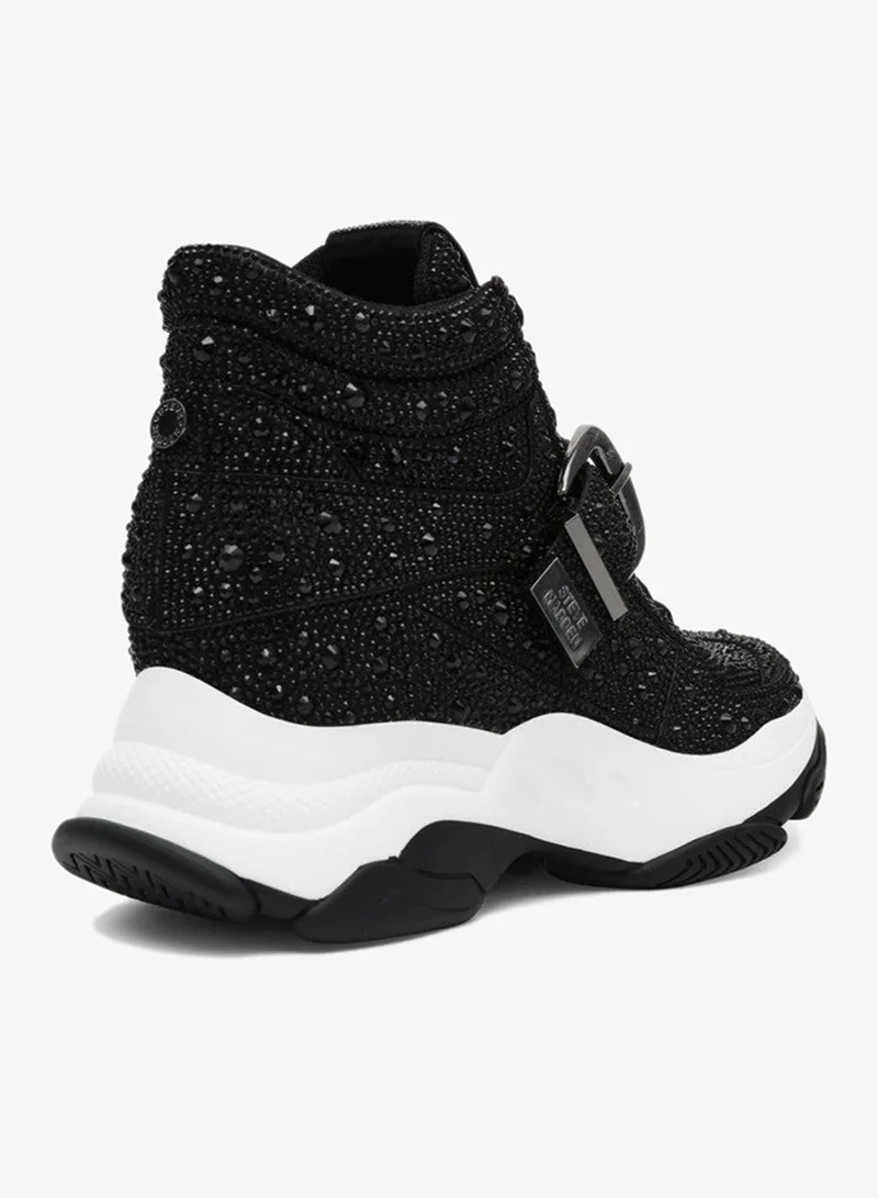 ستيف مادن Millstone Black Women's Sneakers