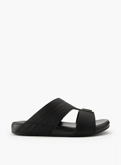 DUCHINI Men's Textured Arabic Slip-On Sandals
