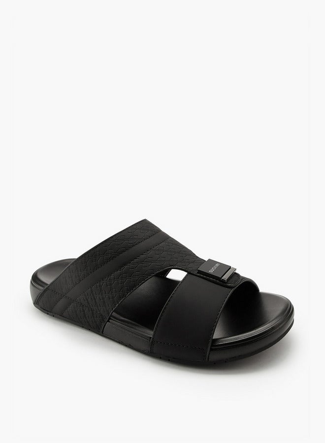 دوتشيني صنادل رجالية عربية سهلة الارتداء بنقوش - Image 3