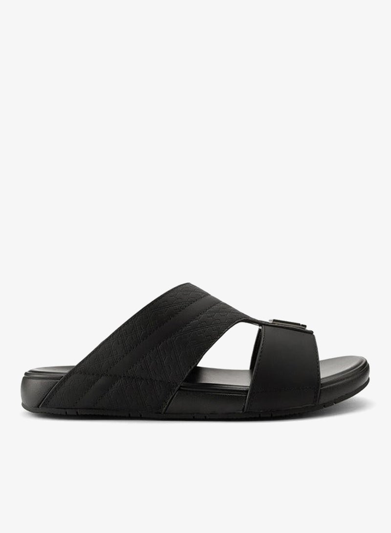 DUCHINI Men's Textured Arabic Slip-On Sandals Ramadan Collection - Image 1