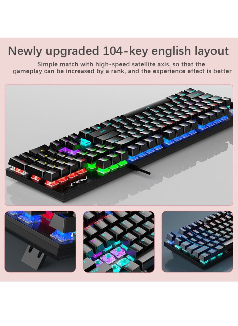104 Keys Mechanical Keyboard USB Wired LED Backlight Suspension Keycap Blue Switch Gaming Keyboard for Gaming Typing Office Black - pzsku/Z1BCE45EB814ECD6DADEAZ/45/_/1661782164/7f6c4d63-d843-4b01-b8d7-edb2530eed1d