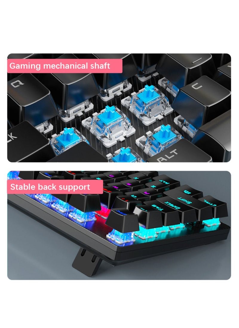 104 Keys Mechanical Keyboard USB Wired LED Backlight Suspension Keycap Blue Switch Gaming Keyboard for Gaming Typing Office Black - pzsku/Z1BCE45EB814ECD6DADEAZ/45/_/1661782164/a96785ea-d55c-495a-8636-06e976378522