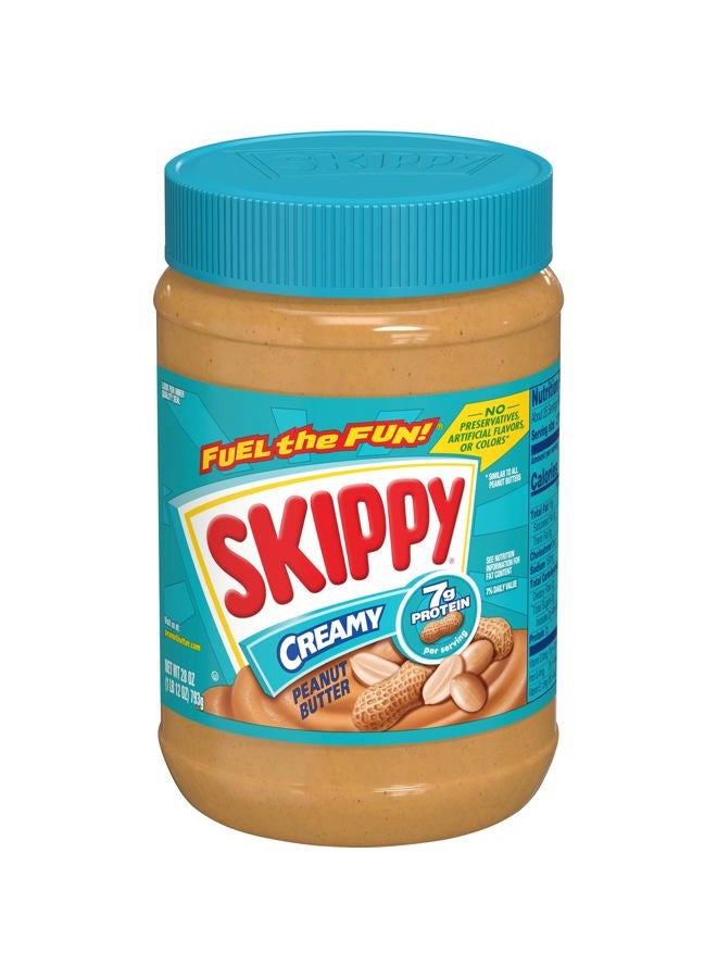 SKIPPY Creamy Peanut Butter, 28 oz - Image 1
