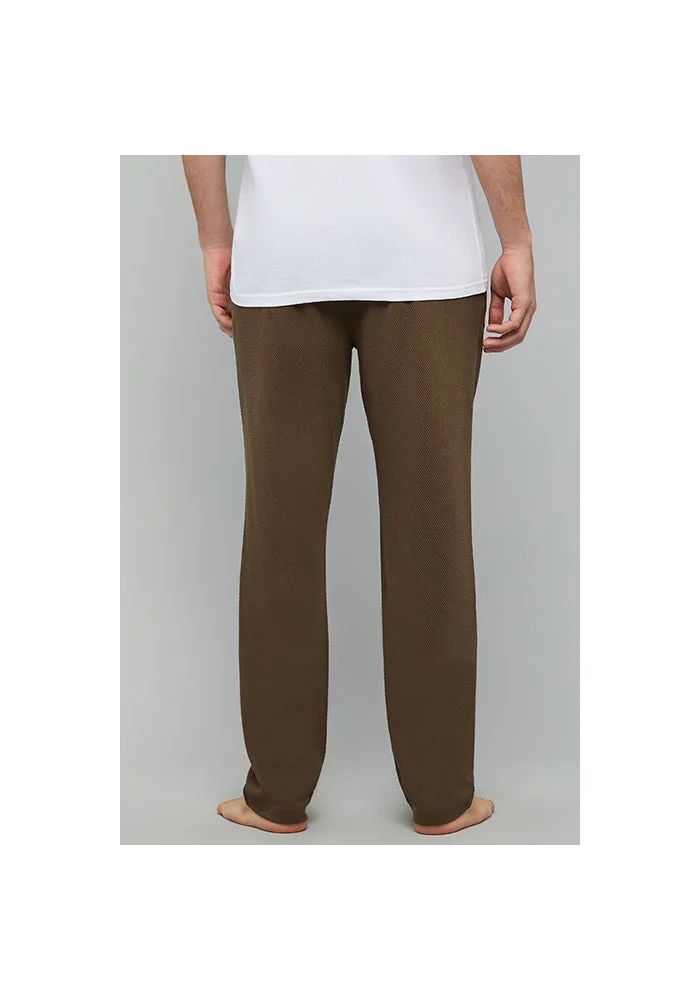R&b  Solid Lounge Pants with Drawstring Waist for Men | Best Price UAE