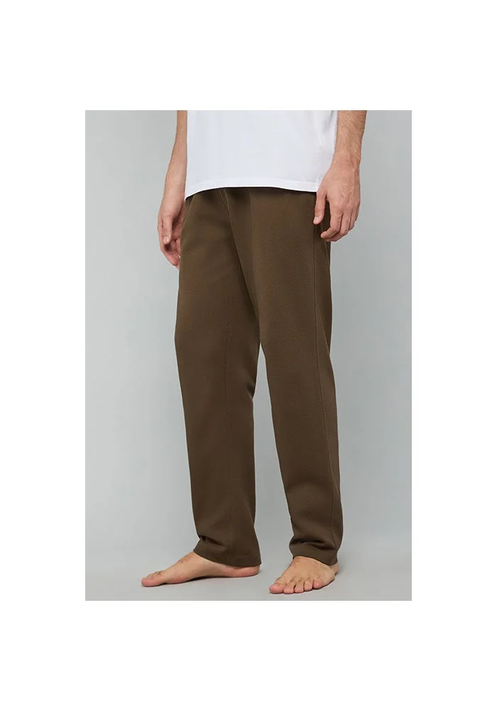 R&b  Solid Lounge Pants with Drawstring Waist for Men | Best Price UAE