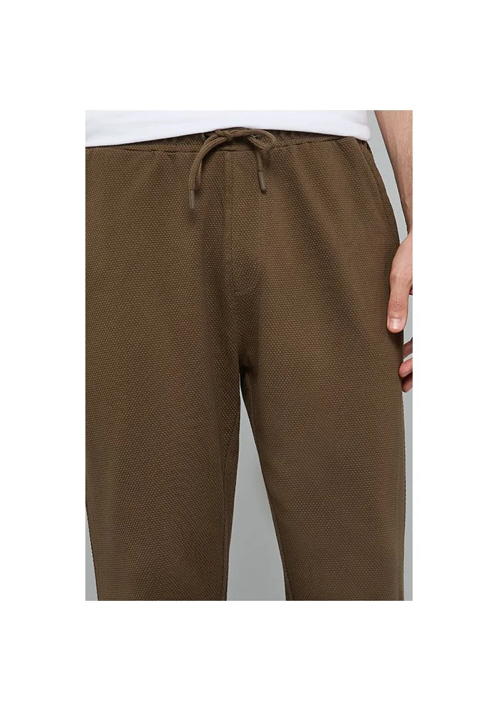R&b  Solid Lounge Pants with Drawstring Waist for Men | Best Price UAE
