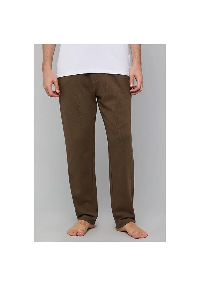R&b Solid Lounge Pants with Drawstring Waist