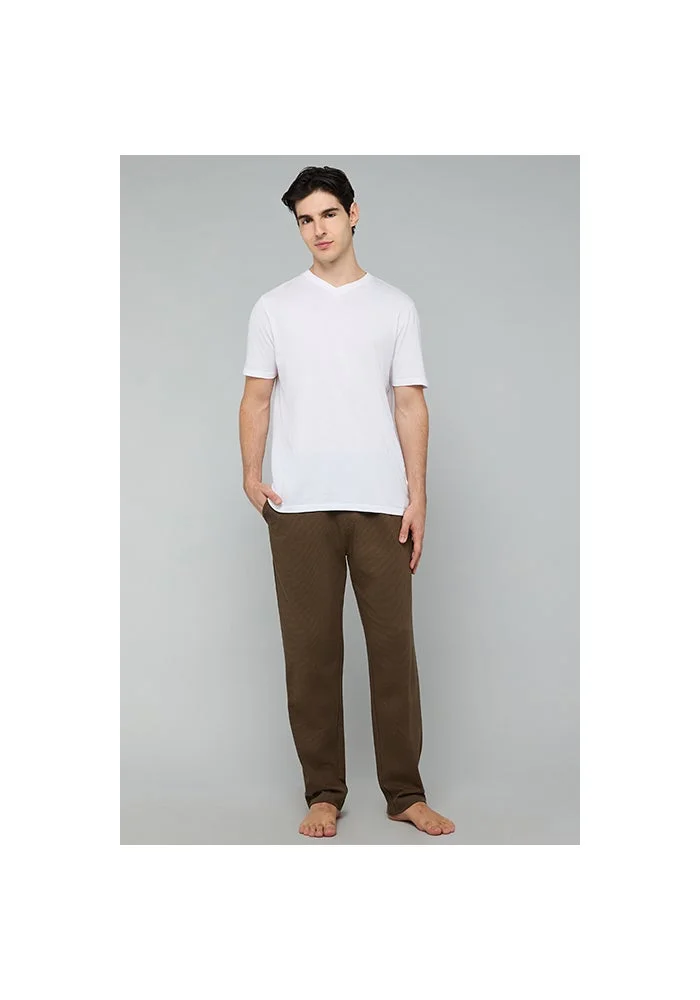 R&b Solid Lounge Pants with Drawstring Waist