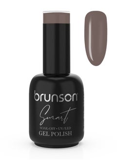 brunson Gel Nail Polish, 15ml Smart Gel Nails Glossy Shine Finish Long Lasting Soak off UV/LED Gel Polish for Nail Art French Manicure Pedicure Salon Quality Chip Resistant Gel Nail Extensions UV Gel BSM089 