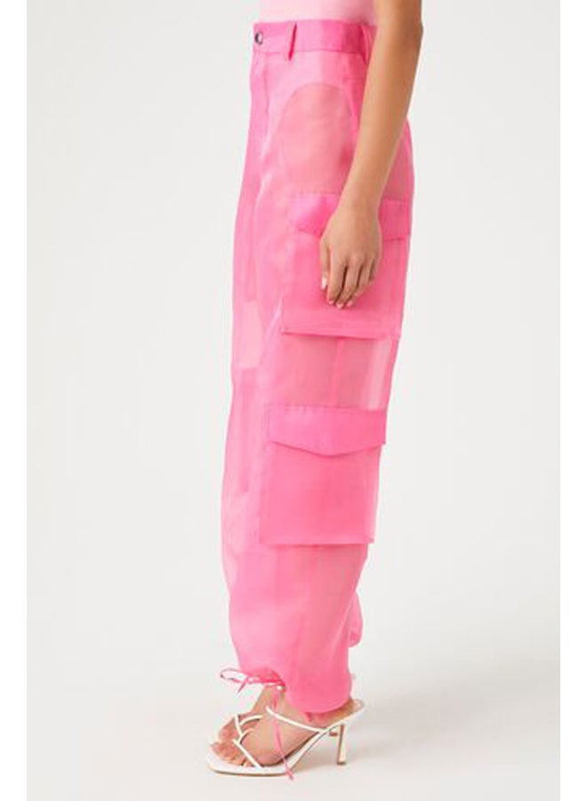 FOREVER 21 Sheer Organza Cargo Pants  - Image 3