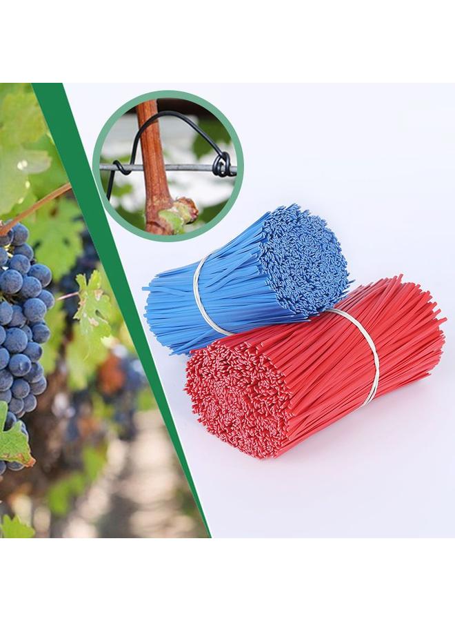 Bluejw Iron Core Tie Wire 1000 Grape Branches Light Cable Gardening Plastic Coated Iron Wire Power Cable Data Cable Tie - Image 4