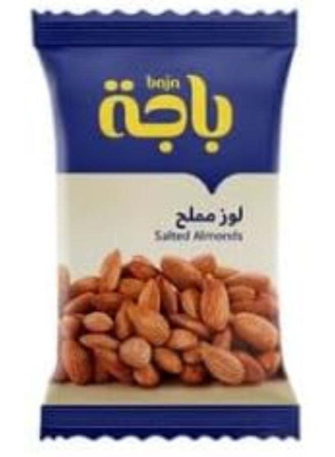 باجا لوز باجا مملح – 15 جم × 6 عبوات زرقاء | لوز محمص مقرمش وصحي | سناك مثالي خفيف ومغذي - Image 1