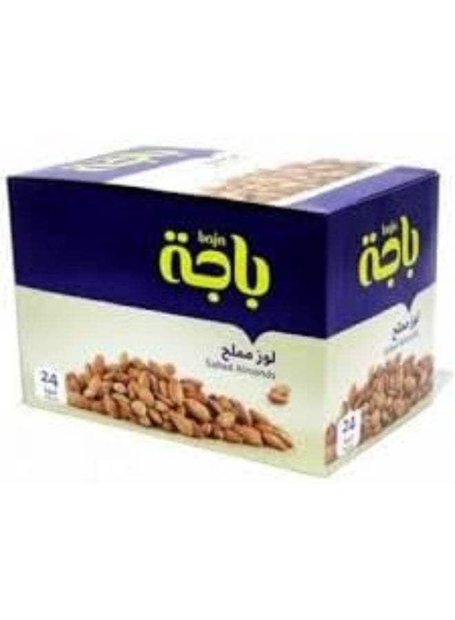 باجا لوز باجا مملح – 15 جم × 6 عبوات زرقاء | لوز محمص مقرمش وصحي | سناك مثالي خفيف ومغذي - Image 3