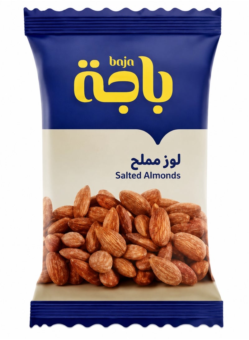 باجا لوز باجا مملح – 15 جم × 6 عبوات زرقاء | لوز محمص مقرمش وصحي | سناك مثالي خفيف ومغذي - Image 2
